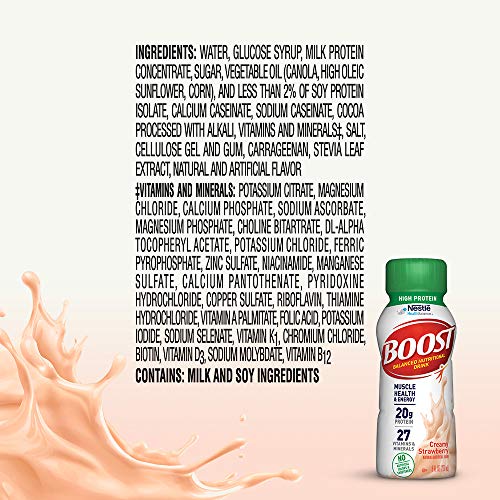 Boost High Protein Complete Nutritional Drink, Creamy Strawberry