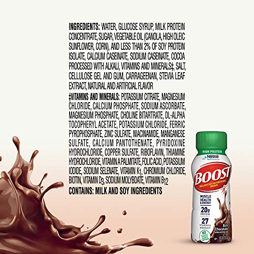 Boost High Protein Complete Nutritional Drink, Rich Chocolate, 8