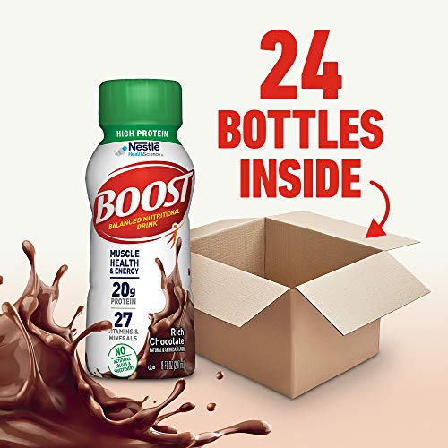 Boost High Protein Complete Nutritional Drink, Rich Chocolate, 8
