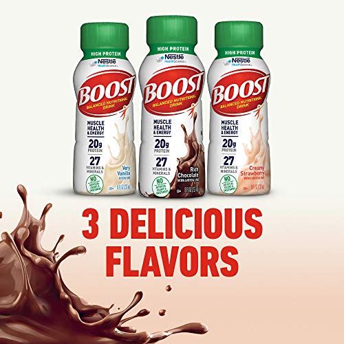 Boost High Protein Complete Nutritional Drink, Rich Chocolate, 8