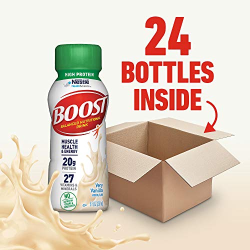 Boost High Protein Complete Nutritional Drink, Very Vanilla, 8 F