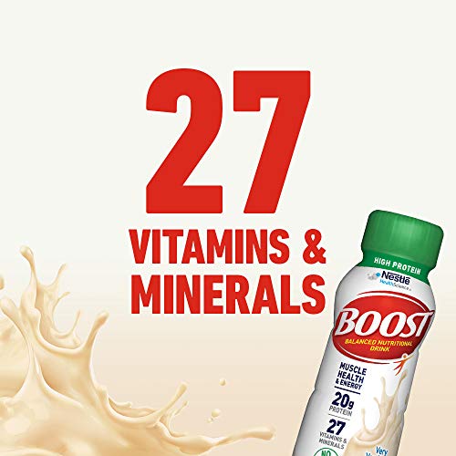 Boost High Protein Complete Nutritional Drink, Very Vanilla, 8 F