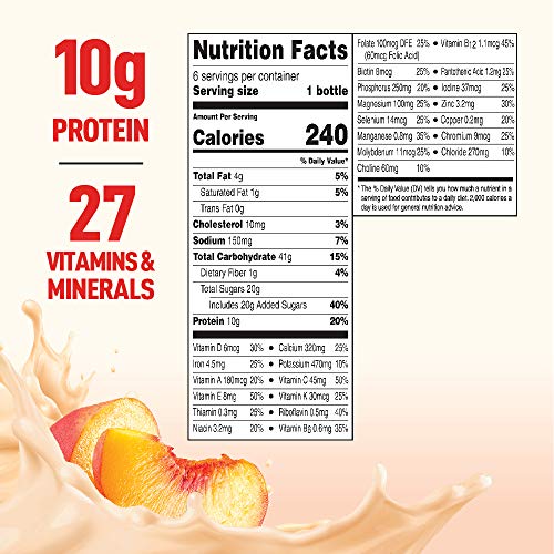 Boost Original Complete Nutritional Drink, Peaches &Amp; Creme, 8 Ou