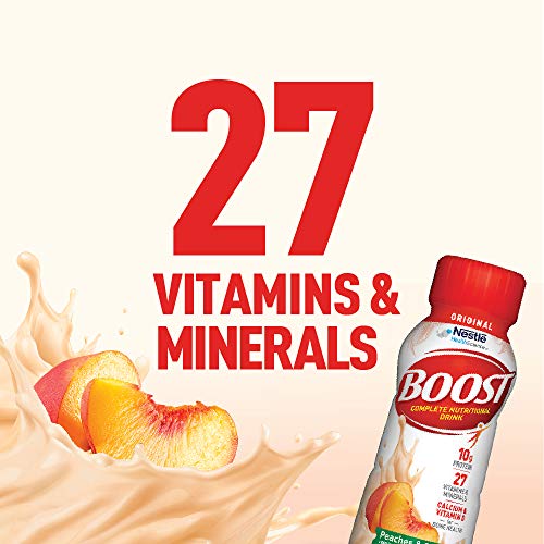 Boost Original Complete Nutritional Drink, Peaches &Amp; Creme, 8 Ou