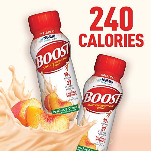 Boost Original Complete Nutritional Drink, Peaches &Amp; Creme, 8 Ou