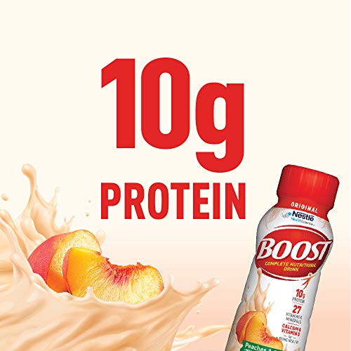 Boost Original Complete Nutritional Drink, Peaches &Amp; Creme, 8 Ou