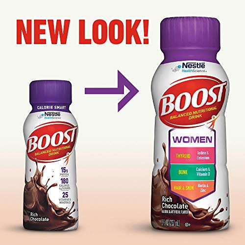 Boost Women Balanced Nutritional Drink, Rich Chocolate, 8 Ounce