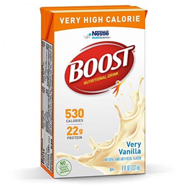 Boost VHC Very High Calorie Complete Nutritional Drink, Very Van...