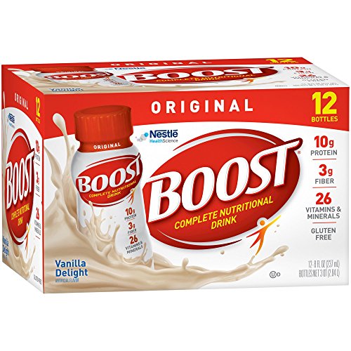 Boost Original Very Vanilla Complete Nutritional Drinks, 8 Fl Oz
