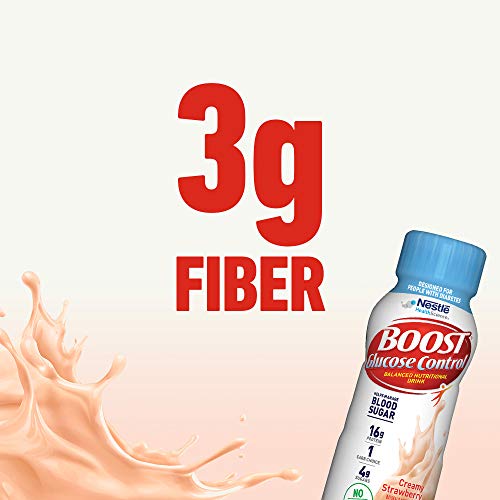 Boost Glucose Control Nutritional Drink, Creamy Strawberry, 8 Ou
