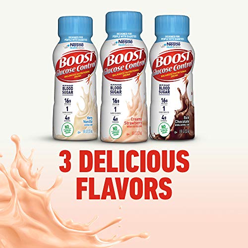 Boost Glucose Control Nutritional Drink, Creamy Strawberry, 8 Ou