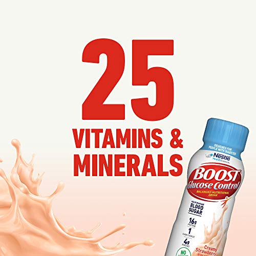 Boost Glucose Control Nutritional Drink, Creamy Strawberry, 8 Ou