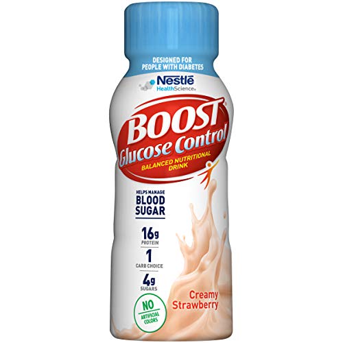 Boost Glucose Control Nutritional Drink, Creamy Strawberry, 8 Ou