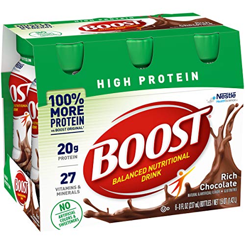 Boost High Protein Chocolate Drink, 8 Fl Oz Pack Of 6