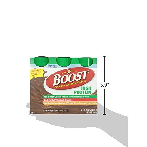 Boost High Protein Chocolate Drink, 8 Fl Oz Pack Of 6