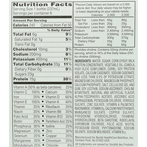 Boost High Protein Nutritional Drink Vanilla Ready To Drink, 8 F