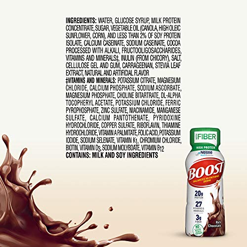 Boost High Protein With Fiber Balanced Nutritional Drink, Very V