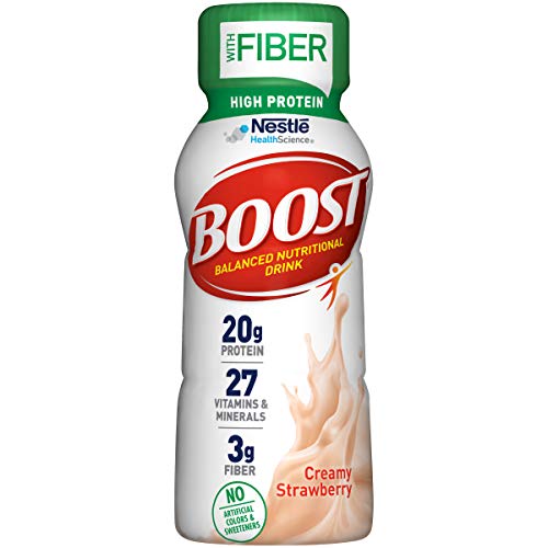 Boost High Protein With Fiber Balanced Nutritional Drink, Creamy