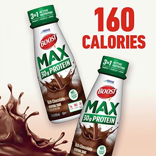 Boost Max Nutritional Drink, 30G Protein, Rich Chocolate, 11 Oun