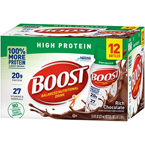Boost High Protein Nutritional Drink, Rich Chocolate, 8 Fl Oz Bo
