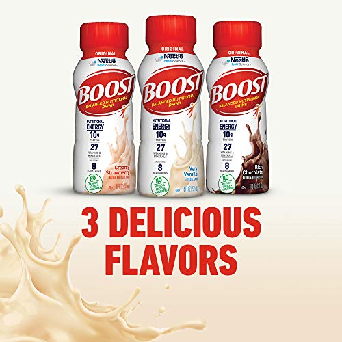 Boost Original Complete Nutritional Drink, Very Vanilla, 8 Fl Oz