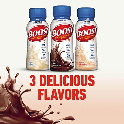 Boost Plus Complete Nutritional Drink, Rich Chocolate, 8 Ounce B