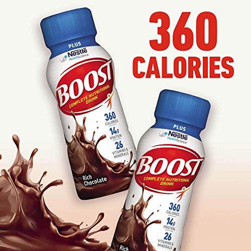 Boost Plus Complete Nutritional Drink, Rich Chocolate, 8 Ounce B