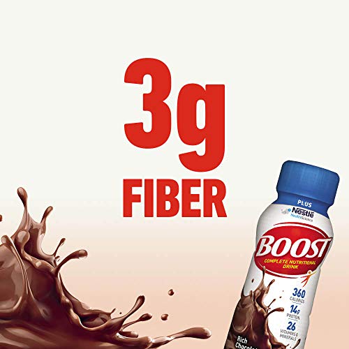 Boost Plus Complete Nutritional Drink, Rich Chocolate, 8 Ounce B