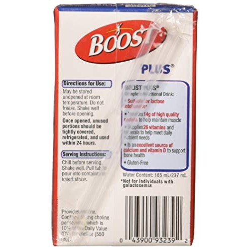 Boost Plus Rich Chocolate Nutritional Drink, 8 Fluid Ounce - 27