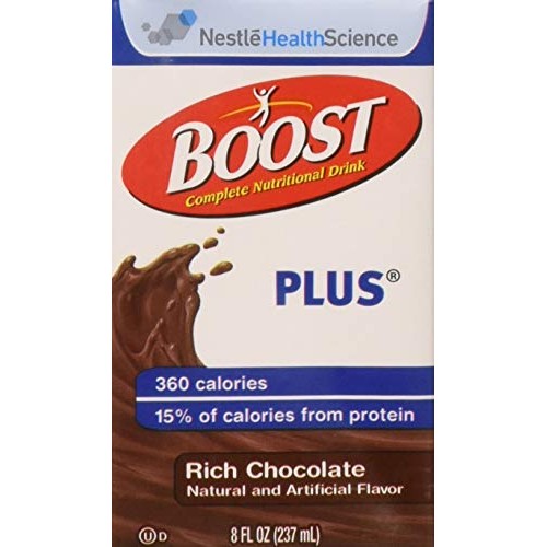 Boost Plus Rich Chocolate Nutritional Drink, 8 Fluid Ounce - 27
