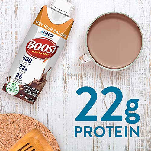 Boost Very High Calorie Nutritional Drink, Chocolate, 8 Fl Oz P... Boost Very High Calorie Nutritional Drink, Chocolate, 8 Fl Oz P...