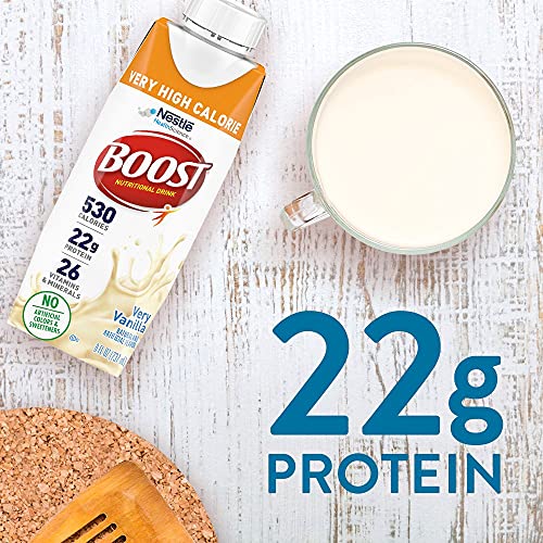 Boost Very High Calorie Nutritional Drink, Very Vanilla, 8 Fl Oz