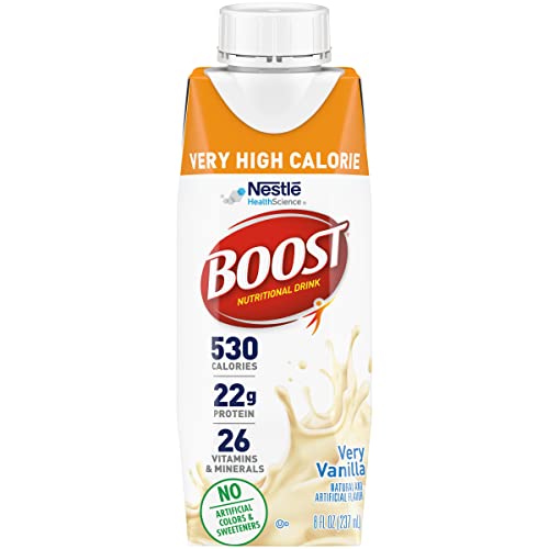 Boost Very High Calorie Nutritional Drink, Very Vanilla, 8 Fl Oz