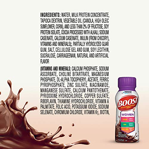 Boost Women Balanced Nutritional Drink, Rich Chocolate, 8 Fl Oz