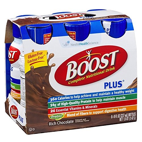 Boost Plus Chocolate Sensation Nutritional Energy Drink, 24 8 Ou
