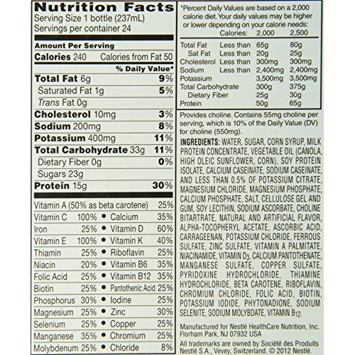 Boost High Protein Complete Nutritional Drink, Very Vanilla, 8 F