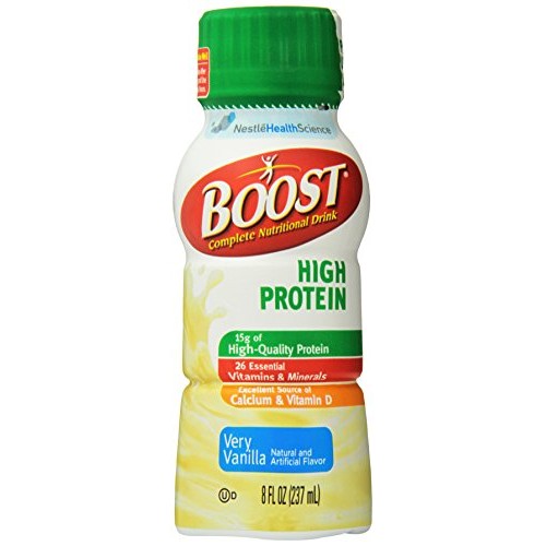 Boost High Protein Complete Nutritional Drink, Very Vanilla, 8 F