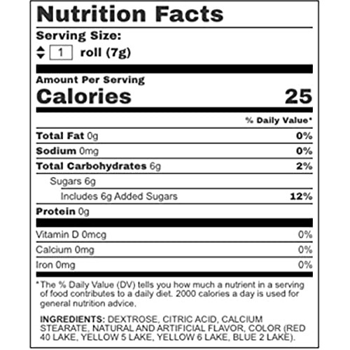 Smarties Candy Rolls Original Fruit Flavors Individually Wrapped...