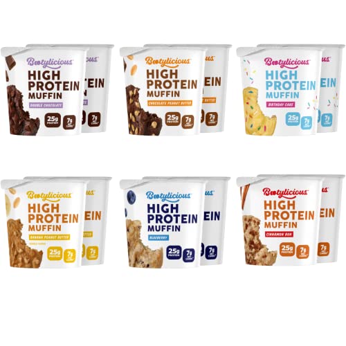 Bootylicious | High-Protein Muffin | 25G Protein, 7G Net Carbs,