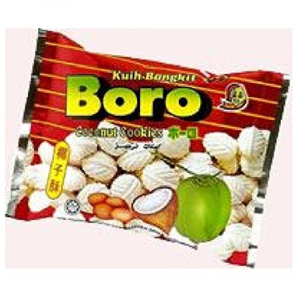 Boro Coconut Cookies 14G 628Mart Original, 80 Packs