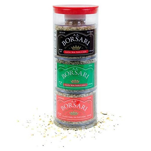 Borsari Original, Savory, Orange Ginger Seasoning Salt Gift Tube