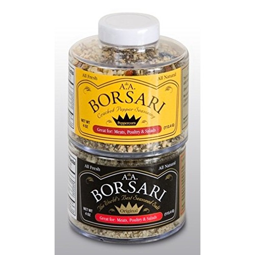 Borsari All Natural Seasoning, Original Seasoned Salt And Cracke