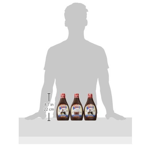 Bosco Chocolate Syrup, 22-Oz. Squeeze Bottle Pack Of 3