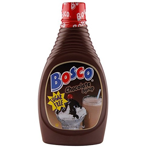 Bosco Sugar Free Chocolate Syrup 18oz | Fat Free, Gluten Free, M...