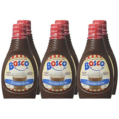 Bosco Syrup, Chocolate, 15 Ounce Pack Of 6
