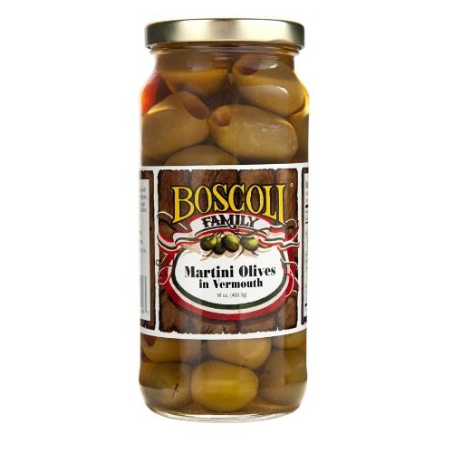 Boscoli Family Martini Stuffed Olives, 16 Oz.