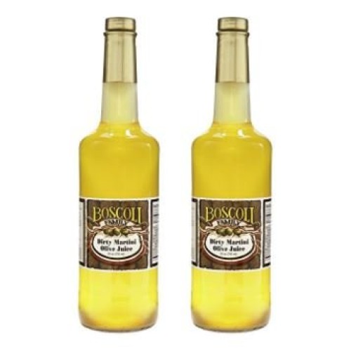 Boscoli Dirty Martini Olive Juice 25 Ounce Pack Of 2
