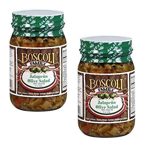 Boscoli Family Italian Jalapeno Olive Salad Giardiniera - 15.5 O
