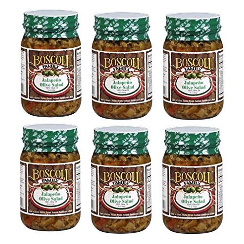Boscoli Family Italian Jalapeno Olive Salad 15.5 oz / 439g
