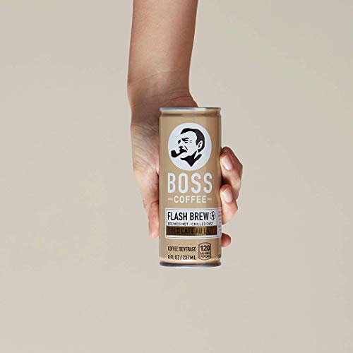 Boss Coffee By Suntory - Japanese Flash Brew Coffee With Milk, 8